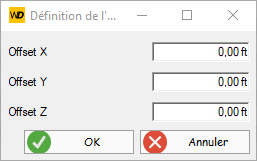 Choix de l'Offset de déplacement