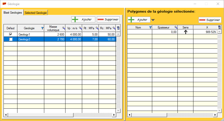 Fenêtre Géologie