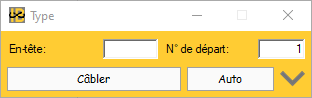 Fenêtre de numérotation personnalisée