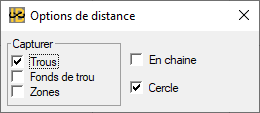 Options de distance