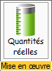 Quantités réelles